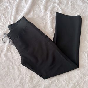 Figs Livingston Black Scrub Pants Size Xs Petite